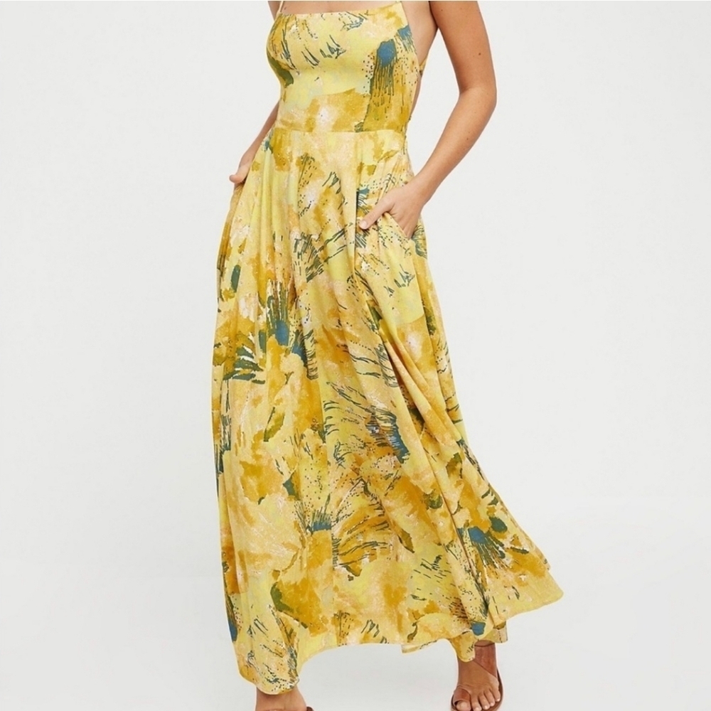 Free People Nellie Printed Maxi Dress
